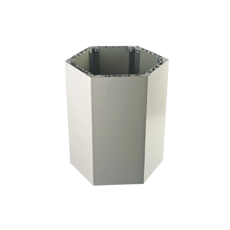 How can complex shapes be fabricated using aluminum honeycomb panels in industrial decoration?